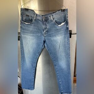 AX Armani Exchange Slim Denim Jeans J13 SZ36 wear on the inseam as shown‎ men’s
